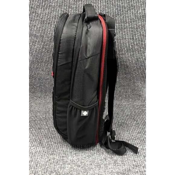 Columbia Diablo Creek Backpack Diaper Bag Thermal Change Mat Black Red Pockets - Picture 11 of 16